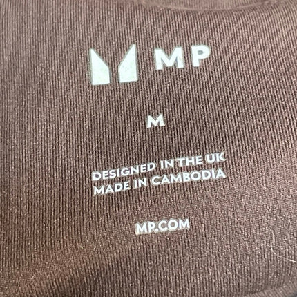 MP Womens Brown Mid Rise Skinny Activewear Workout Yoga Leggings Pants Size M