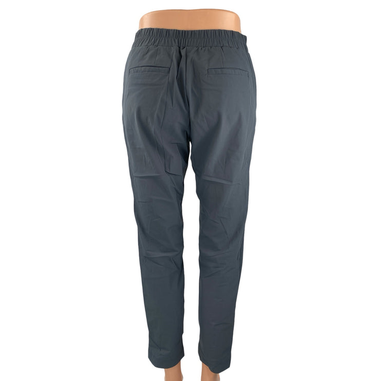 Zishen Women's Gray Mid Rise Athletic Activewear Trousers Jogger Sweat Pants S