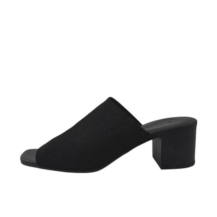 Everlane The Glove Reknit Women's Black Square Toe Block Heel Mule Sandals Sz 7