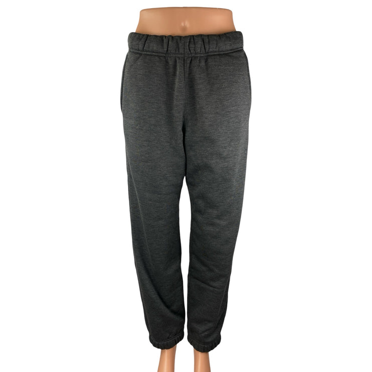 Uniqlo Gray Elastic Waist High Rise Tapered Track Jogger Trousers Sweat Pants S