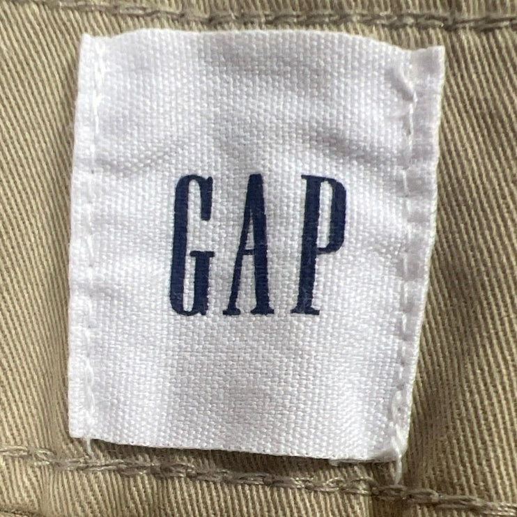 NEW Gap Downtown Womens Khaki Mid Rise Twill Casual Bermuda Shorts Size 0 Petite