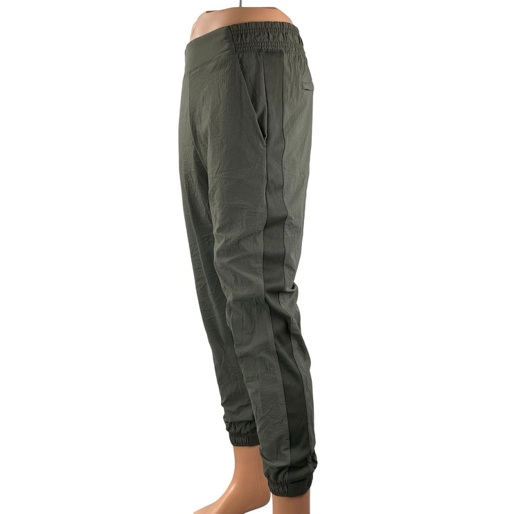 Athleta Women's Green High Rise Yoga Athletic Activewear Trousers Jogger Pants 8