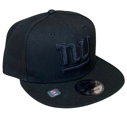 NEW New Era 9Fifty New York Giants NY Logo NFL Black Unisex Snapback Cap Hat OS