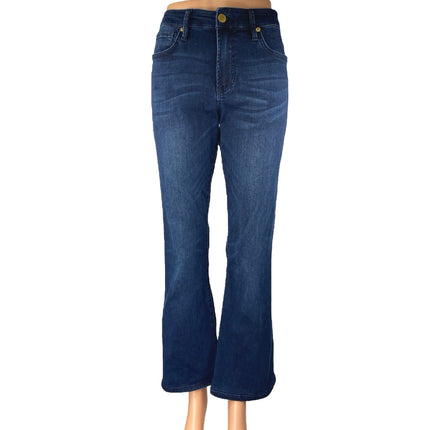 Dear John Rosa Women's Dark Wash High Waist Flare Bootcut Denim Jeans Pants 27