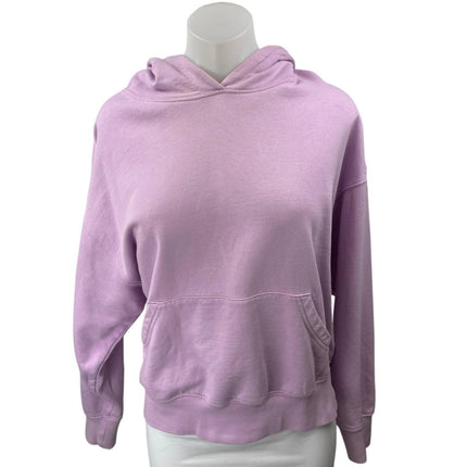 WeWoreWhat Women's Pink Purple Hooded Hoodie Long Sleeve Pullover Sweater Top S