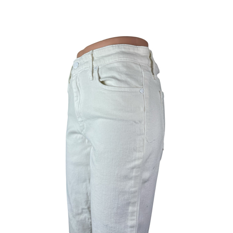 Joe's Women's White High Rise Ankle Classic Skinny Jeggings Denim Jeans Pants 28