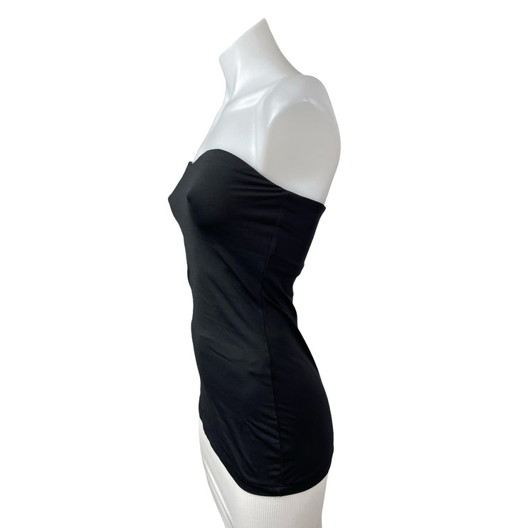 Kookai Women's Black Sleeveless Sweetheart Strapless Tube Bandeau Blouse Top 2