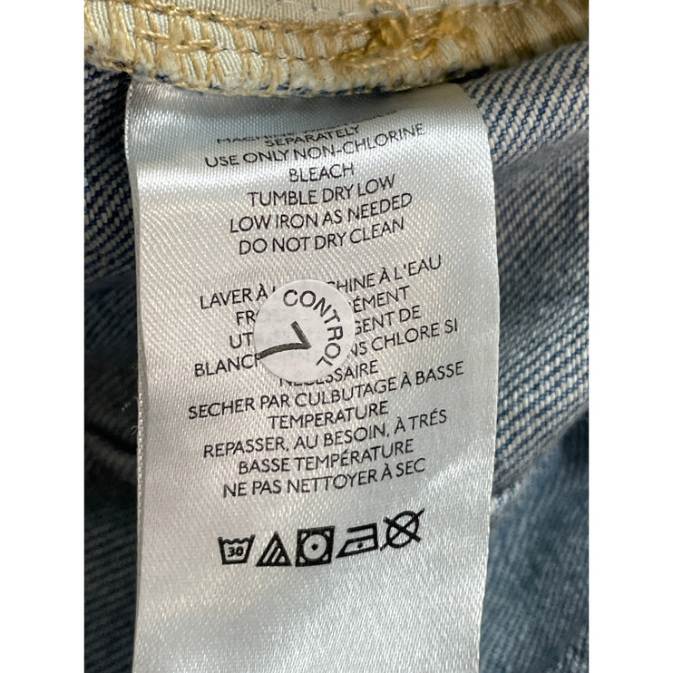 Urban Outfitters BDG Women's Blue High Rise Lace Up Flared Denim Jeans Size 26
