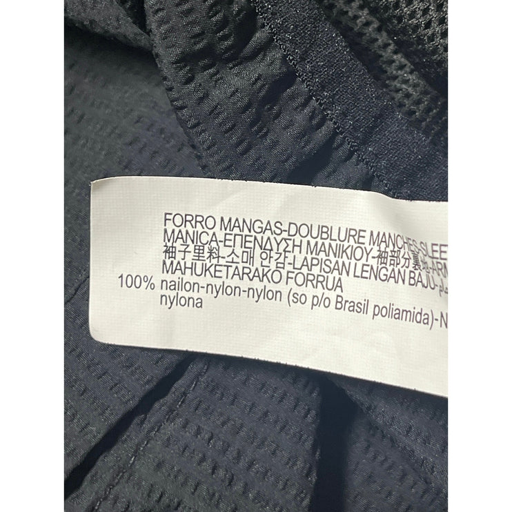 ZARA Mens Black Full Zip Long Sleeve Collar Bomber Windbreaker Coat Jacket Sz M