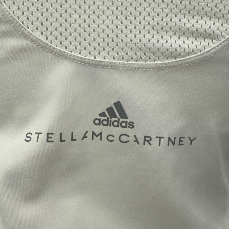 Adidas Stella McCartney White Sleeveless Yoga Gym Athletic Activewear Tank Top S