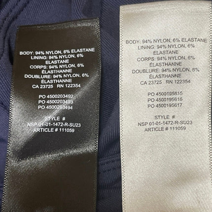 Bundle of 2 Aritzia Babaton Gray Blue Square Neck Thong Tank Bodysuit Top Size S