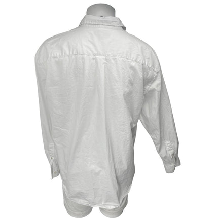 Banana Republic Men's White Relaxed Fit Long Sleeve Button Down Shirt Top Sz XL