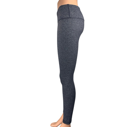 Lululemon Wunder Under Black Herringbone Skinny Low Rise Yoga Leggings Pants 4
