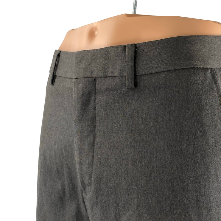 Kenneth Cole Reaction Gray High Rise Straight Chino Trousers Dress Pants 33/32
