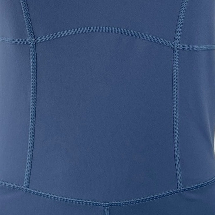 Greyson Tika Blue Sleeveless Yoga Gym Athletic Activewear Tank Romper Jumpsuit S
