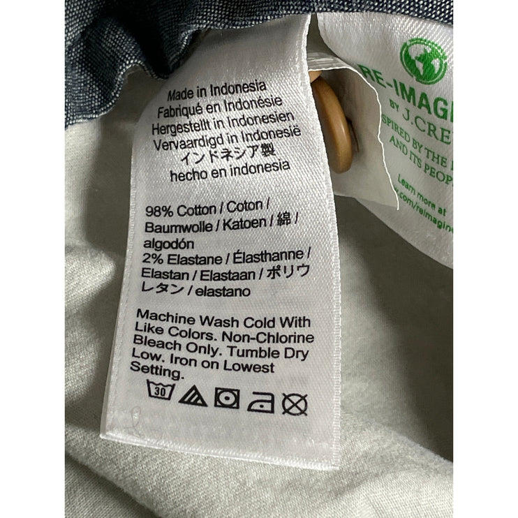 J.Crew Re-Imagined Men's Gray Stretch High Rise Casual Chino Bermuda Shorts 32