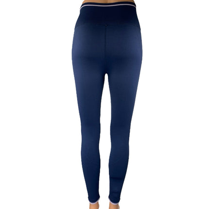 Soul Women's Blue High Waist Skinny Activewear Yoga Trousers Leggings Pants Sz S
