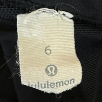 Lululemon Black Strappy Back Sleeveless Yoga Workout Athletic Sports Bra Top 6