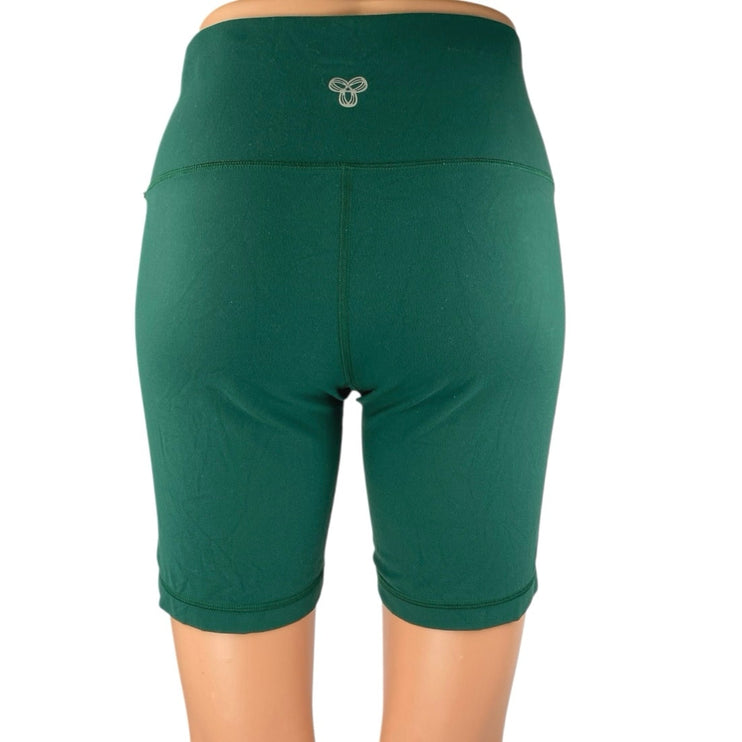Aritzia TNAction Women's Green Yoga Running Workout Athletic Biker Shorts Size M