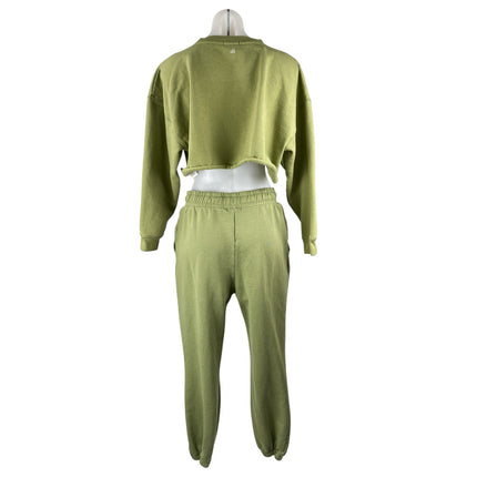 WeWoreWhat Green Hooded Sweatshirt Jogger Sweat Pants Athletic Activewear Set S