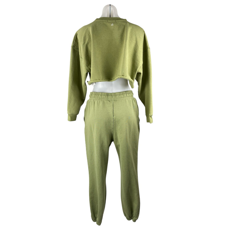 WeWoreWhat Green Hooded Sweatshirt Jogger Sweat Pants Athletic Activewear Set S