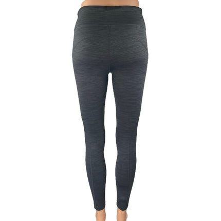 Outdoor Voices Women's Black Heathered Cropped Athletic Leggings Pants Size S