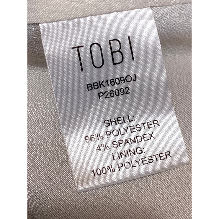 Tobi Women's Brown High Rise Minimalist Sports Mini Skater Flare A-Line Skirt S