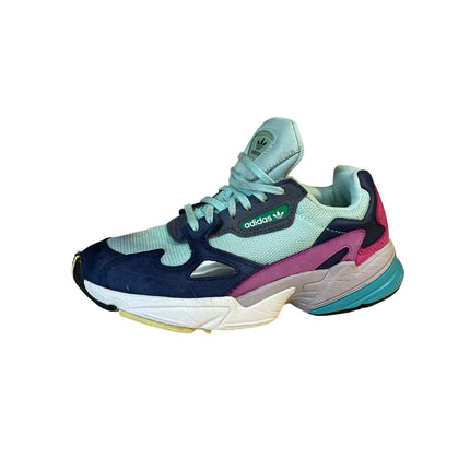 Adidas Falcon Women's Multicolor Low Top Lace Up Running Sneakers Shoes Size 6