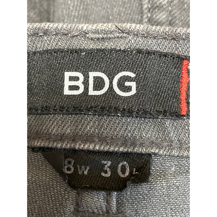 Urban Outfitters BDG Women's Gray Black Mid Rise Skinny Denim Jeans Size 28