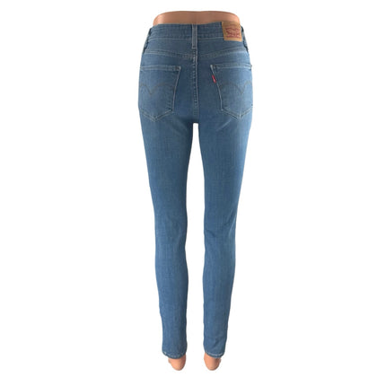 Levi's 721 High Rise Skinny Women's Blue Medium Wash Ankle Denim Jeans Size 27