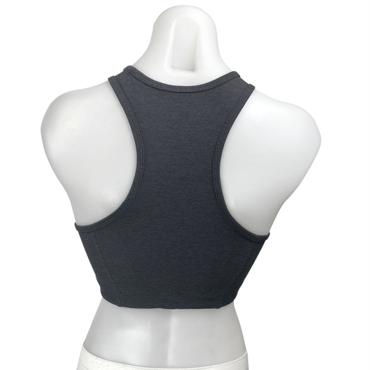 Outdoor Voices Black Sleeveless Racerback Activewear Sports Bra Crop Tank Top S