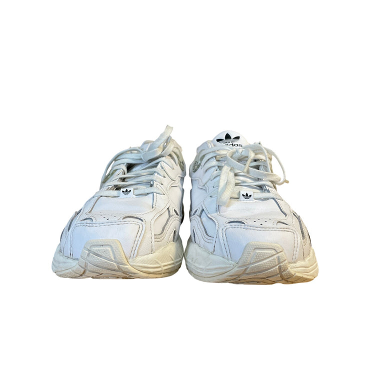 Adidas Originals Astir Women's All White Lace Up Athletic Running Shoes Size 9