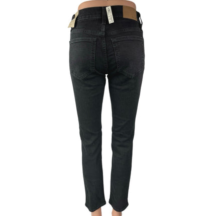NEW Madewell The Perfect Vintage Women's Black Mid Rise Skinny Denim Jeans 23