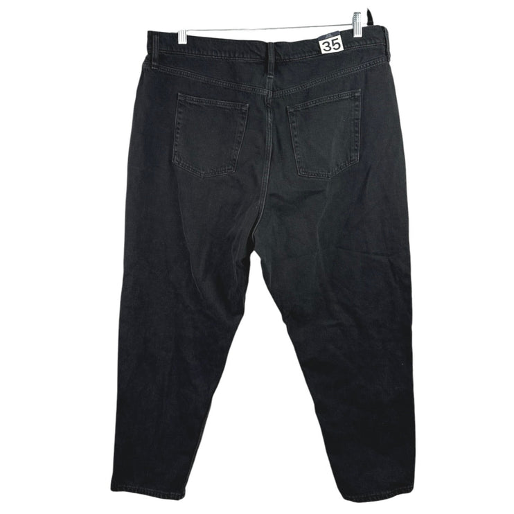 NEW Gap Women's Black High Rise Skinny Leg Stretch Mom Jeans Denim Pants Size 35