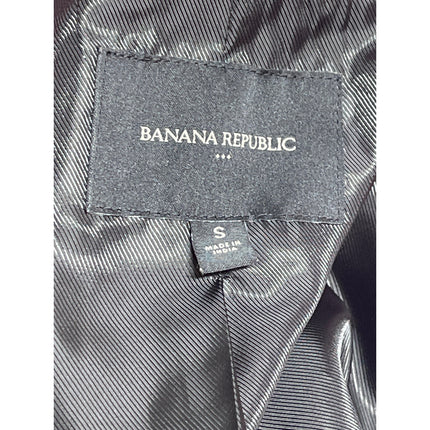 Banana Republic Pink Wool Notched Collar Long Sleeve Walker Pea Coat Jacket Sz S