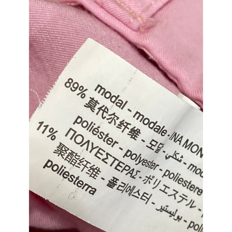 Zara Women's Pink High Waisted Pleated Wide Leg Baggy Trousers Pants Size M