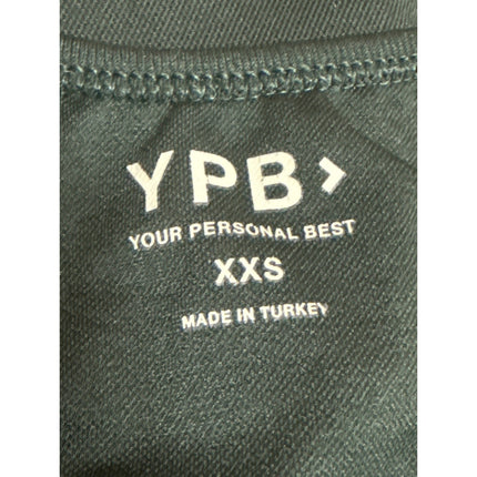 YPB Green Racerback Sleeveless Yoga Athletic Activewear Tank Sports Bra Top XXS