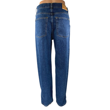 Everlane High Way Jeans Women's Blue High Waist Straight Leg Denim Pants Size 28
