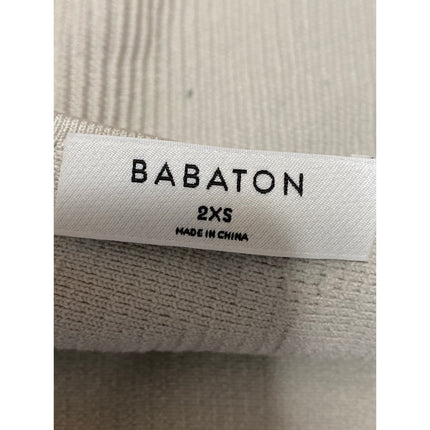 ARITZIA Babaton Sculpt Knit Yoga Workout Athletic Activewear Crop Tank Top 2XS
