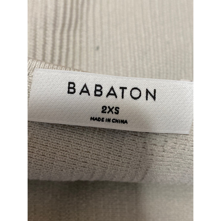 ARITZIA Babaton Sculpt Knit Yoga Workout Athletic Activewear Crop Tank Top 2XS