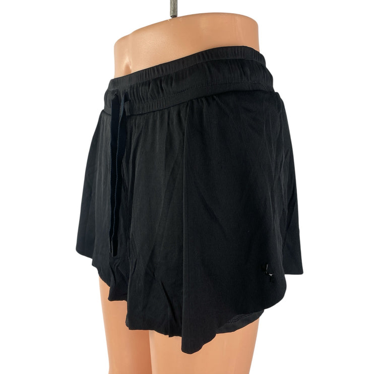 Joy Lab Women's Black High Waisted Yoga Running Workout Athletic Shorts Size S