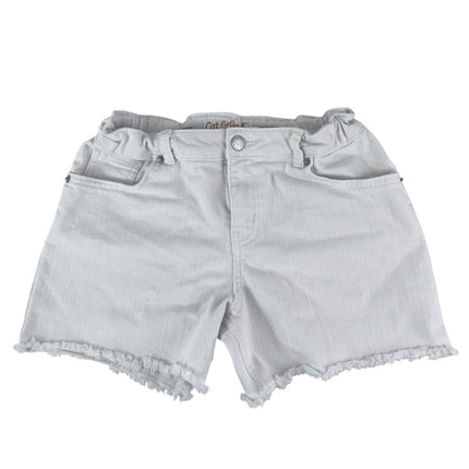 Lot of 3 Cat & Jack Girls Multicolor Distressed Cut Off Denim Jeans Shorts Sz XL