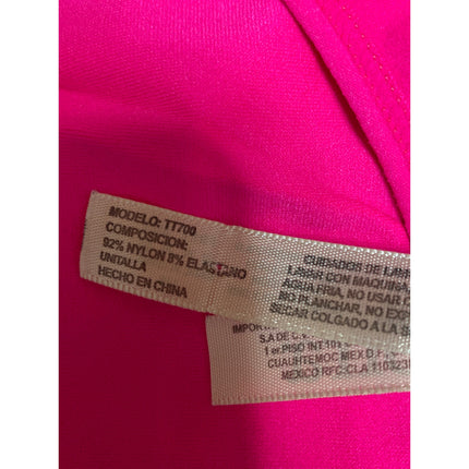 Sofra Women's Pink Sleeveless Racerback Activewear Sports Tank Top One Size
