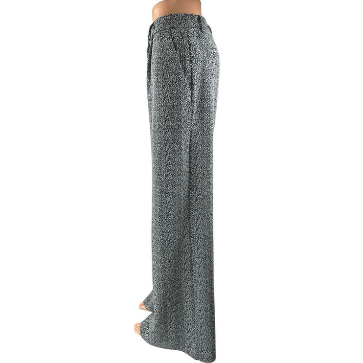 Anthropologie Cartonnier Gray Pleated High Waist Palazzo Wide Trousers Pants 2