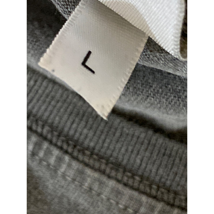 Noah NYC Core Logo Pocket Gray Crew Neck Short Sleeve Basic Tee T-Shirt Top Sz L