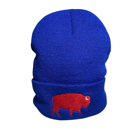 Men's Buffalo Bills Legacy Royal Blue Cuffed Knit Bonnet Hat Cap Beanie One Size