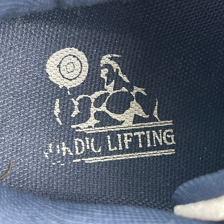 Nordic Lifting White Mesh Low Top Lace Up Round Toe Athletic Sneakers Shoes Sz 8