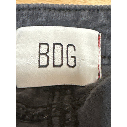 Urban Outfitters BDG Women's Black Corduroy High Rise Tapered Pants Size 28