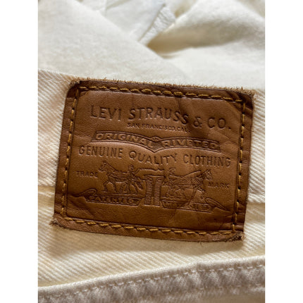 Levi's 70s High Slim Straight Leg Women's White High Rise Denim Jeans Size 27