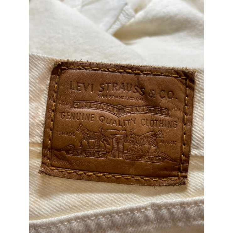 Levi's 70s High Slim Straight Leg Women's White High Rise Denim Jeans Size 27